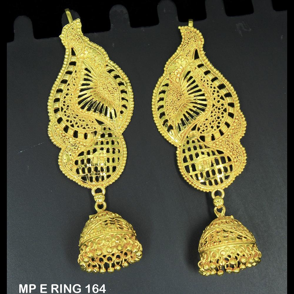 Mahavir Forming Gold Plated Jhumki Earrings - MP E RING 164