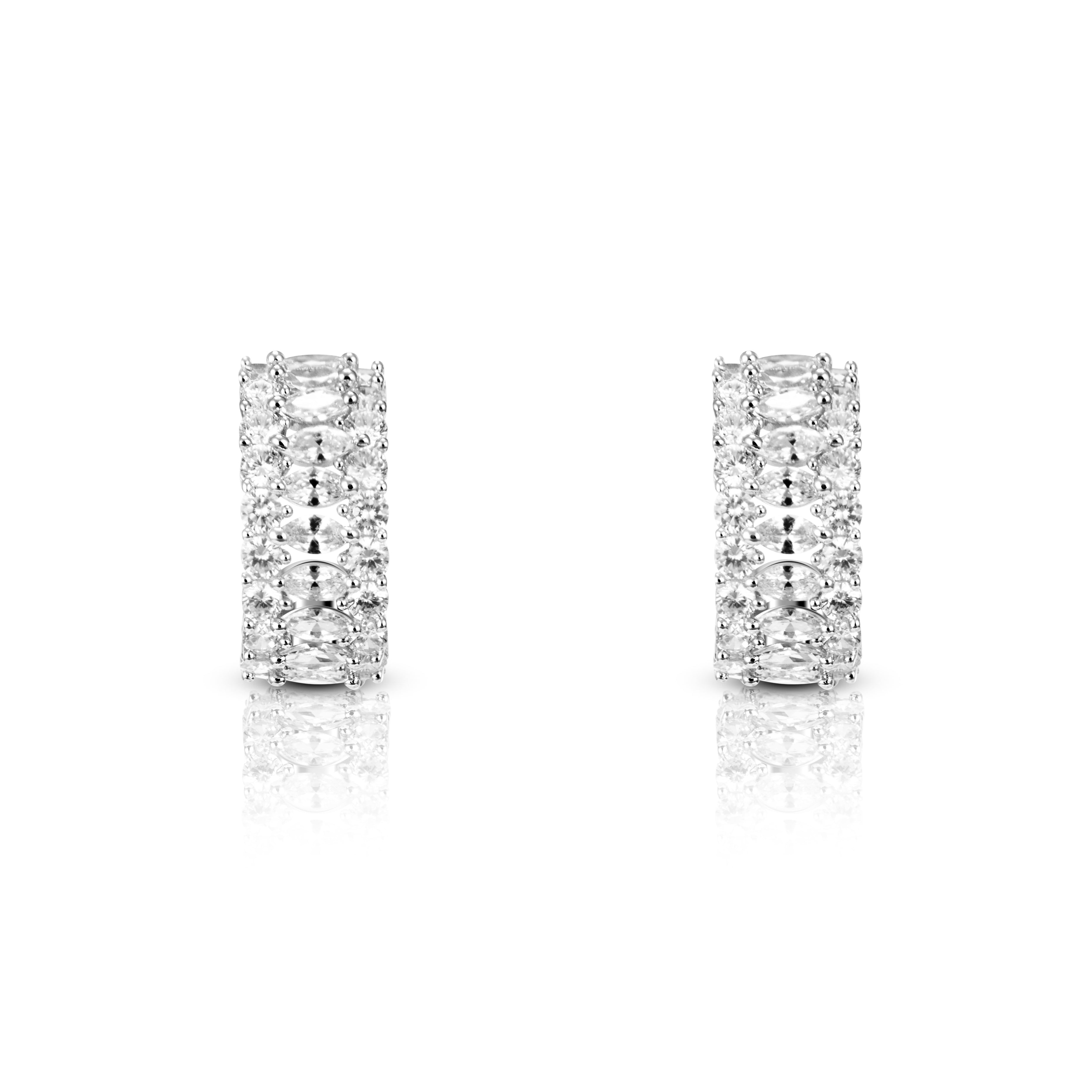 Nipura Marquise Sparkling hoops