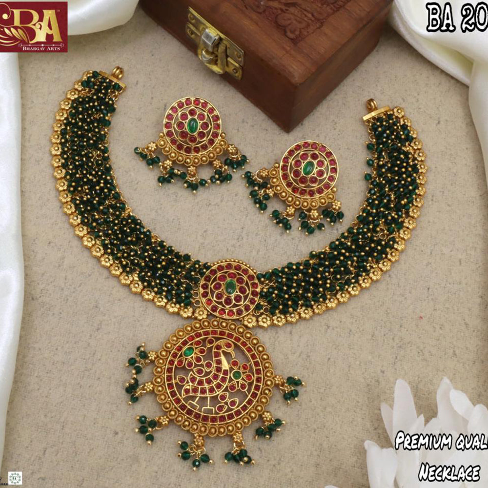Bhargav Arts Gold Plated Necklace Set