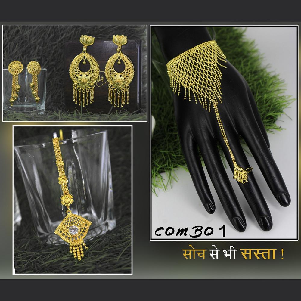 Mahavir Forming Look Jewellery Combo - No-1