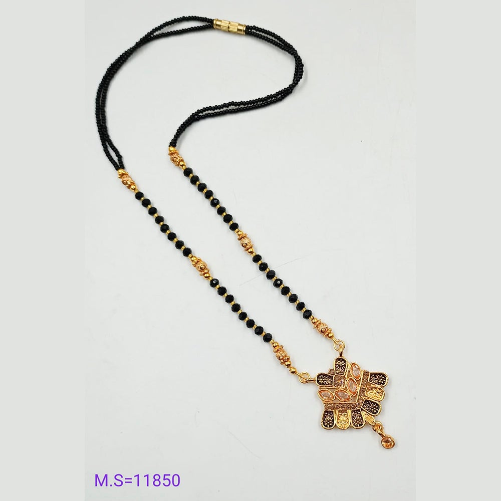 Padmawati Bangles Gold Plated Traditional Mangalsutra - PBACC127