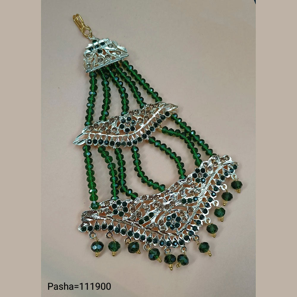 Padmawati Bangles Gold Plated Austrian Stone & Beads Pasa for Women