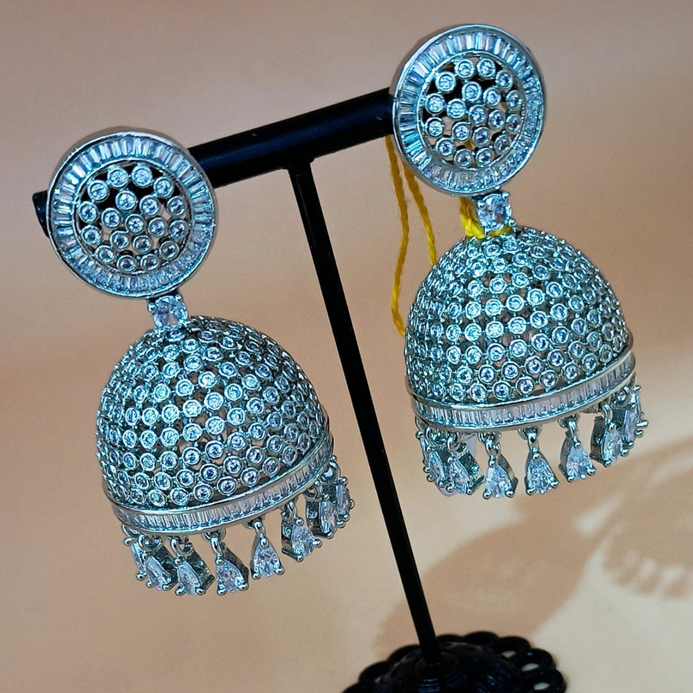 Padmawati Bangles Gold Plated AD Stone Jhumki Earrings