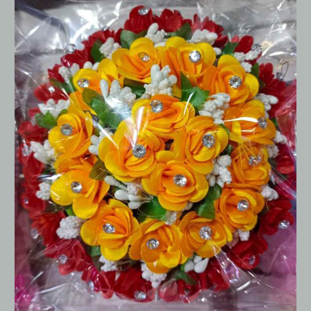 Pooja Bangles Austrian Stone Floral Hair Brooch