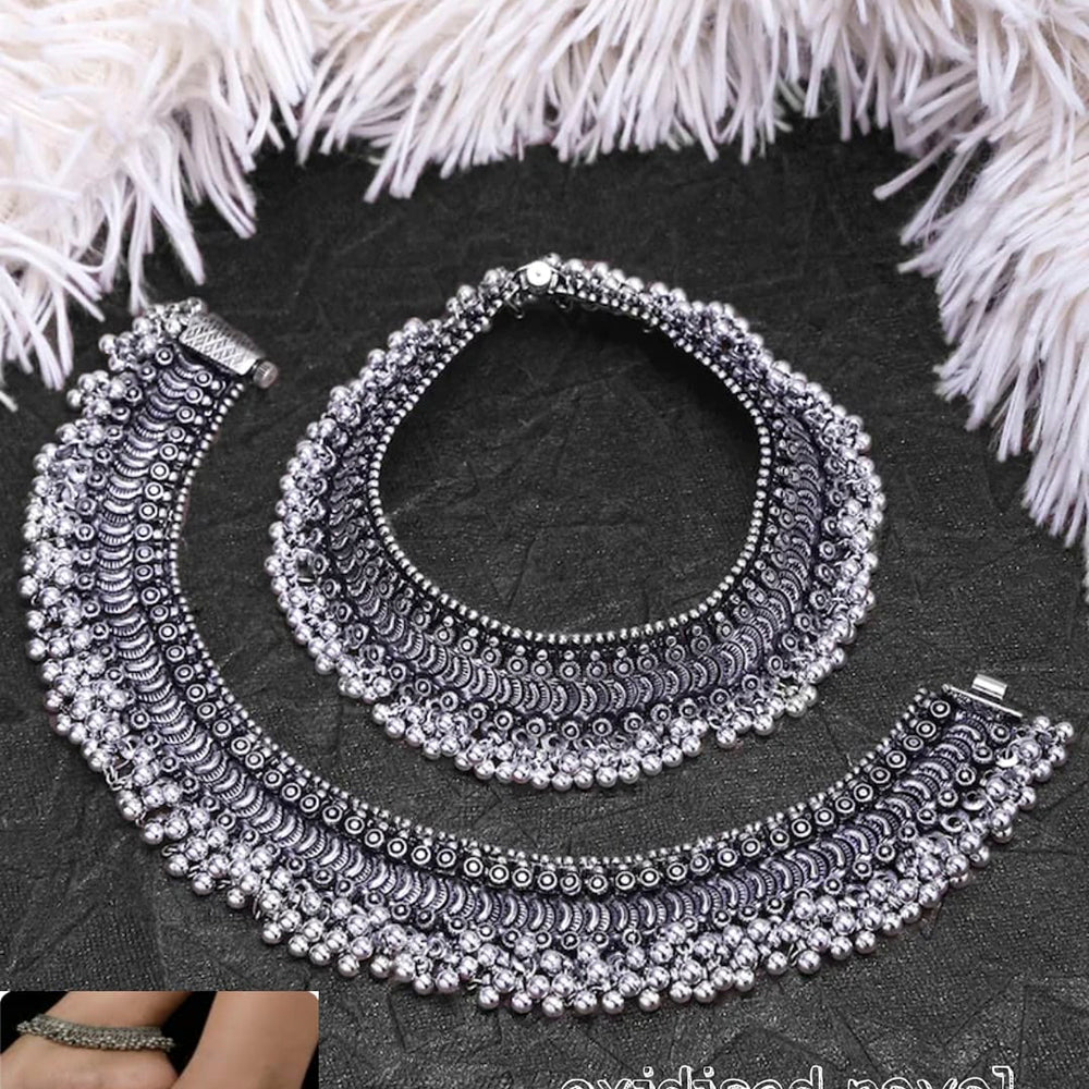 Pooja Bangles Oxidized Plated Payal