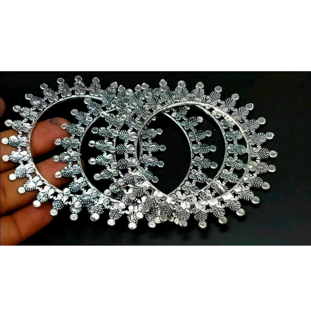 Pooja Bangles Oxidized Plated Bangles Set