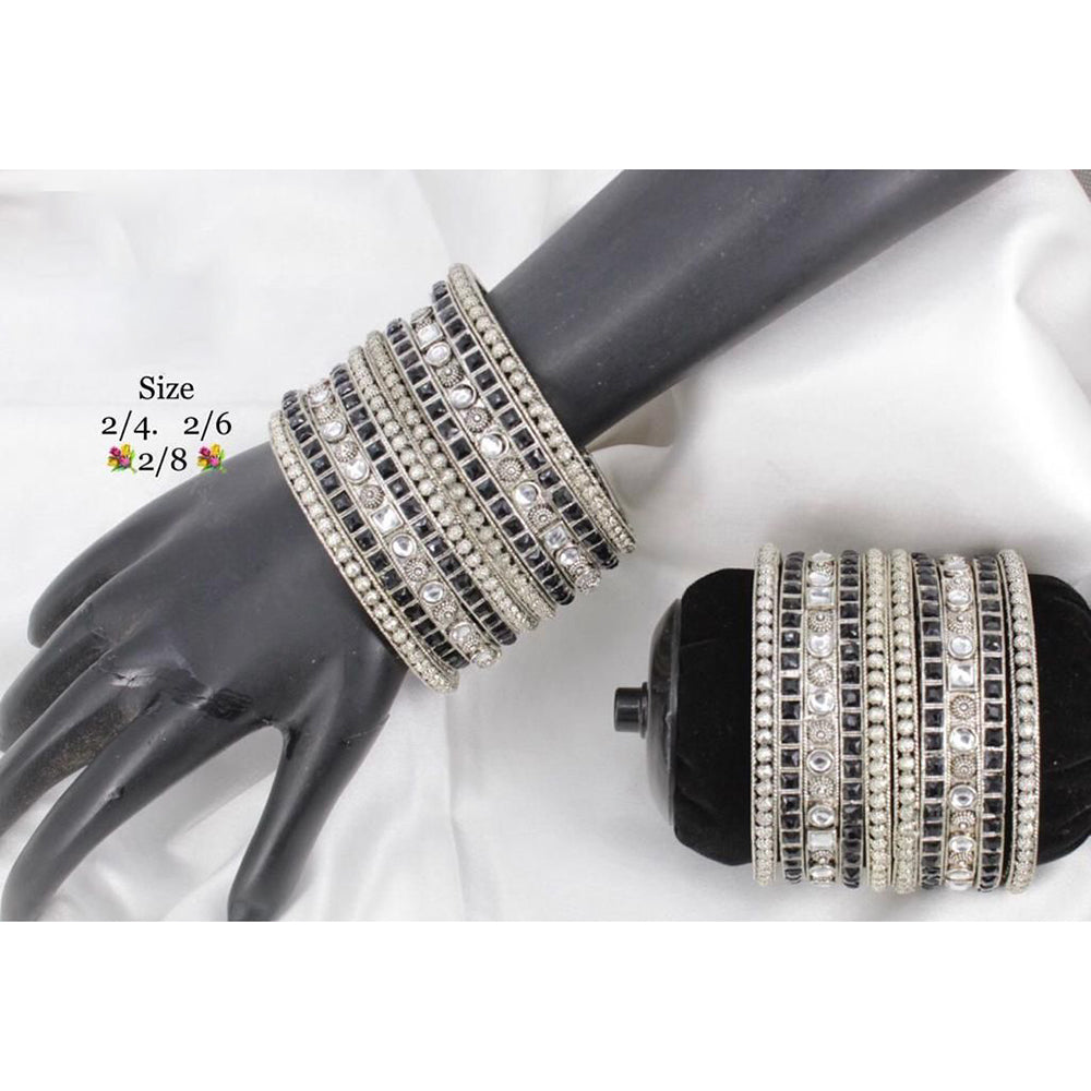 Pooja Bangles Silver Plated Bangles Set