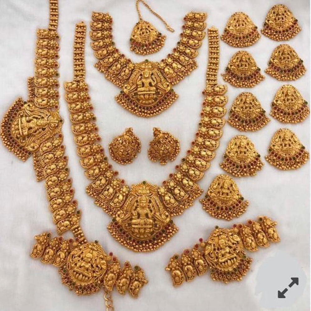Pooja Bangles Copper Bridal Jewellery Set