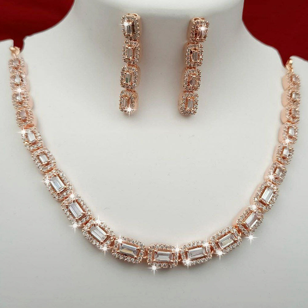 Pooja Bangles Gold Plated Ad Stone Choker Necklace Set
