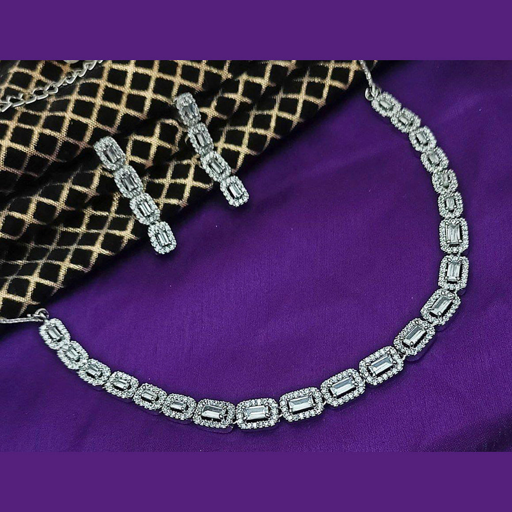 Pooja Bangles Gold Plated Ad Stone Choker Necklace Set