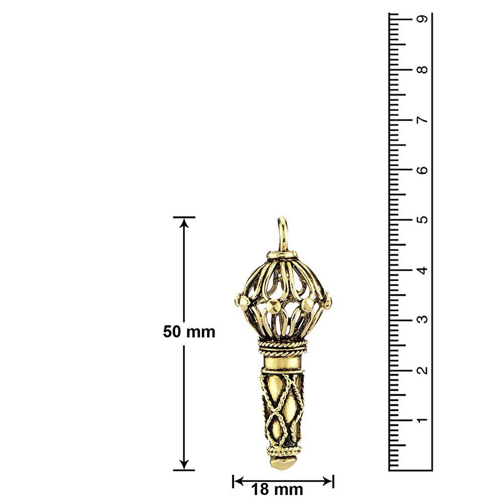 Mahi Lord Hanuman Gada Pendant