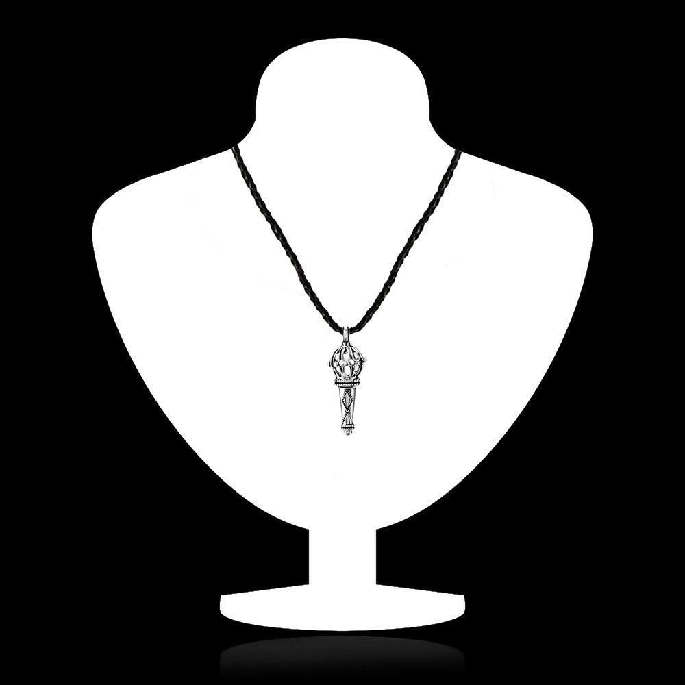 Mahi Bajrang Bali Lord Hanuman Gada Silver Plated Pendant