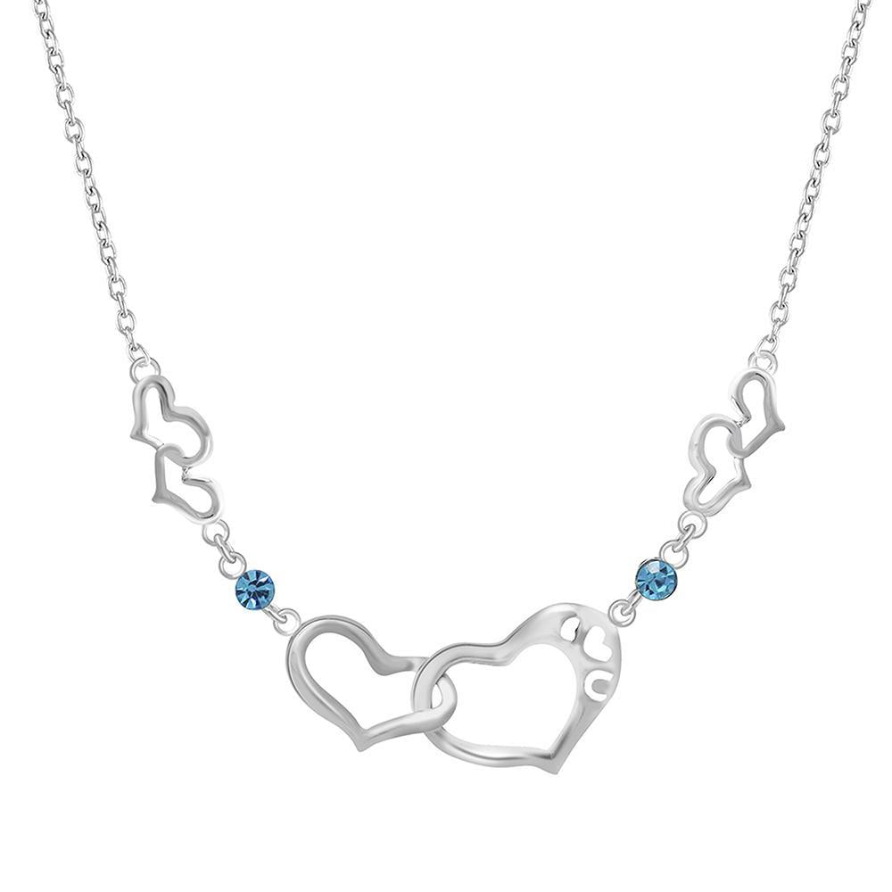 Mahi Dual Heart Link Necklace
