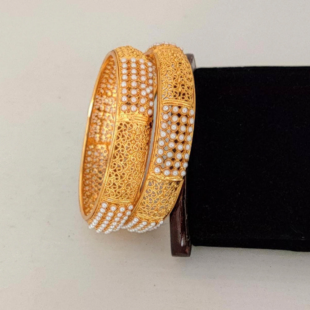 Pooja Bangles Gold Plated Designer Bangles Set
