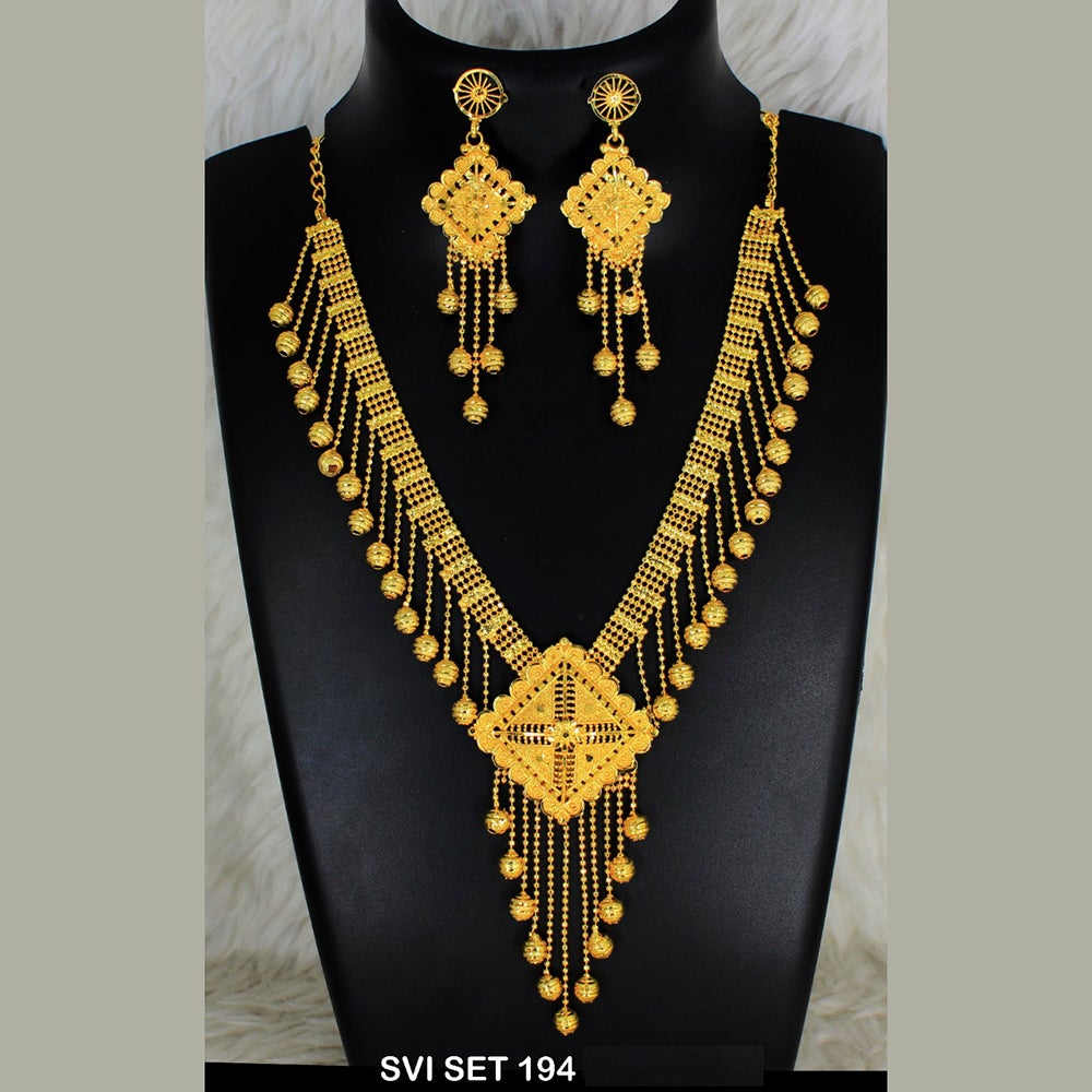 Mahavir Forming Gold Necklace Set - SVI SET 194
