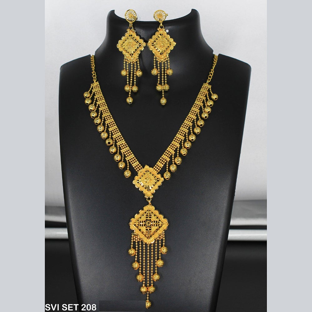 Mahavir Forming Gold Necklace Set - SVI SET 208