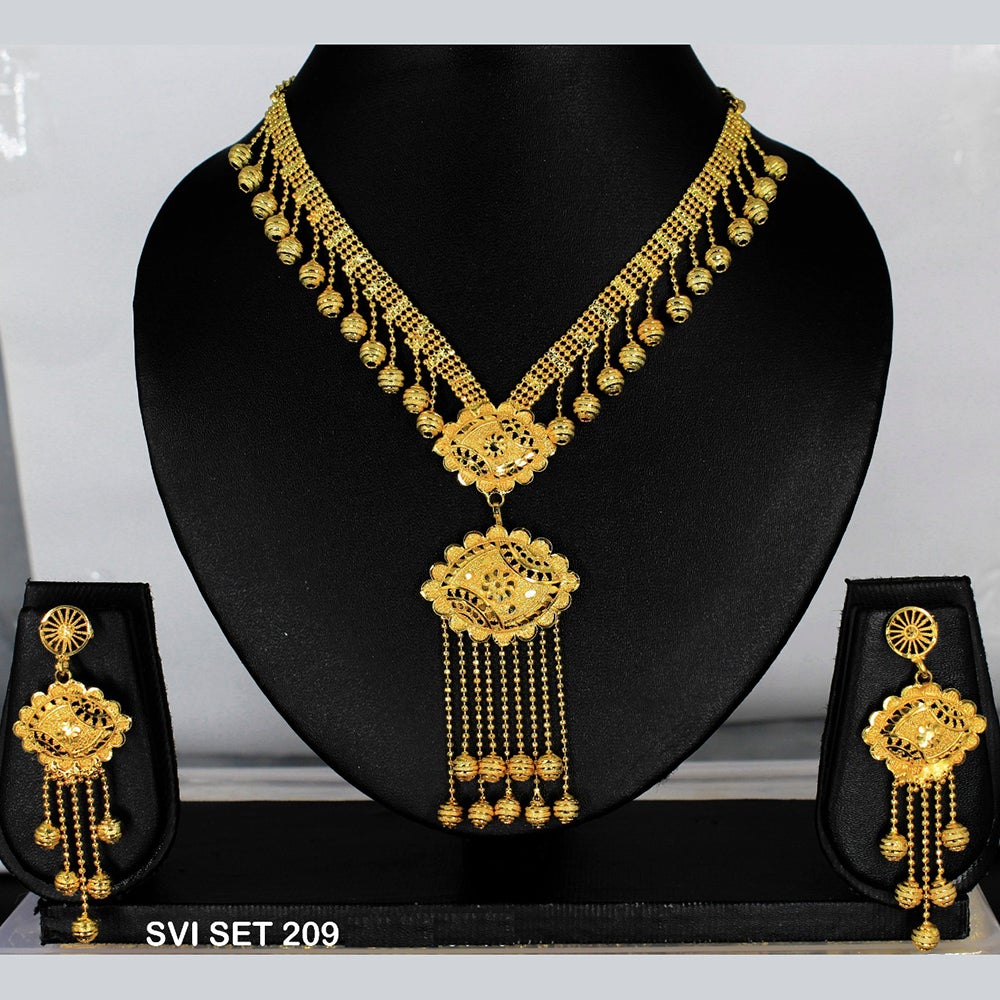 Mahavir Forming Gold Necklace Set - SVI SET 209