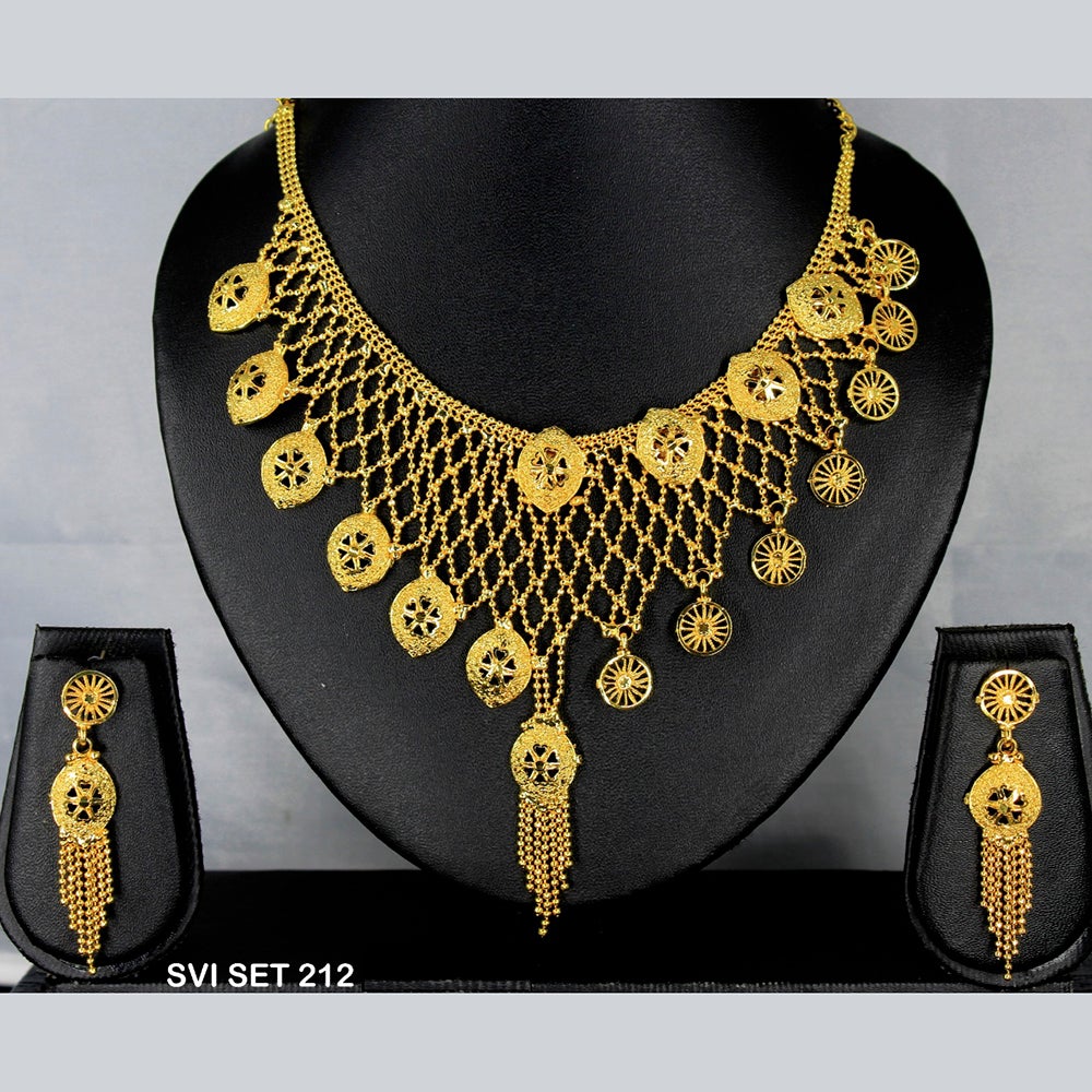 Mahavir Forming Gold Necklace Set - SVI SET 212