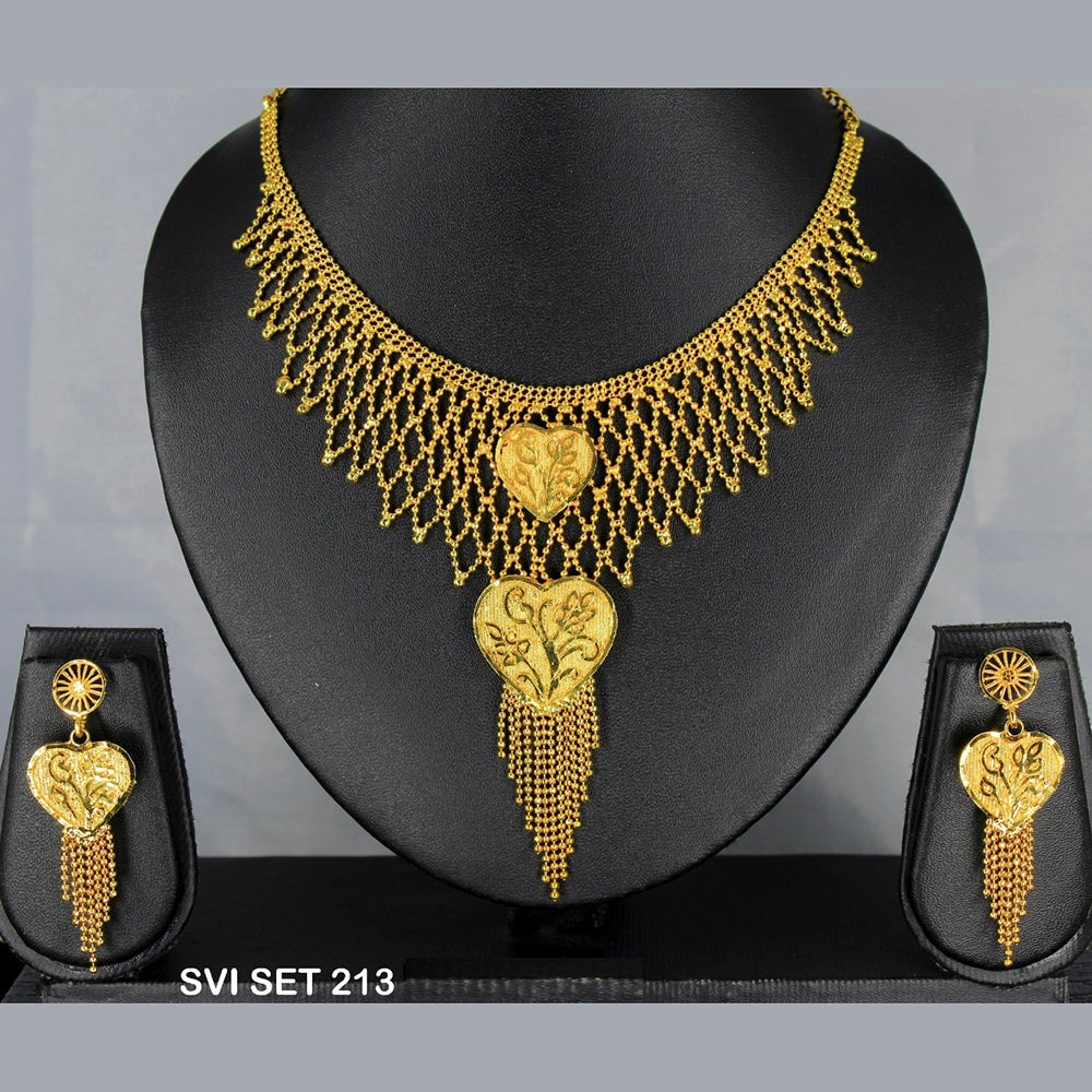 Mahavir Forming Gold Necklace Set - SVI SET 213