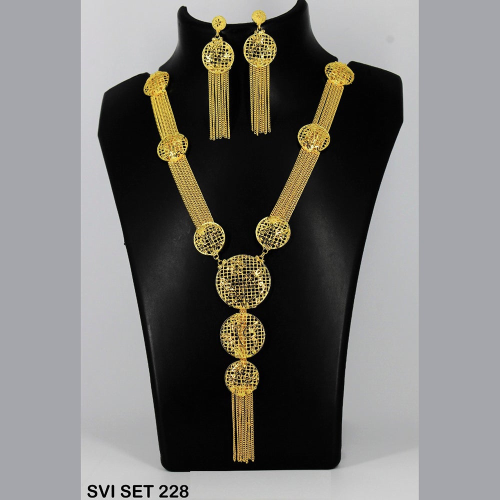 Mahavir Forming Gold Necklace Set - SVI SET 228