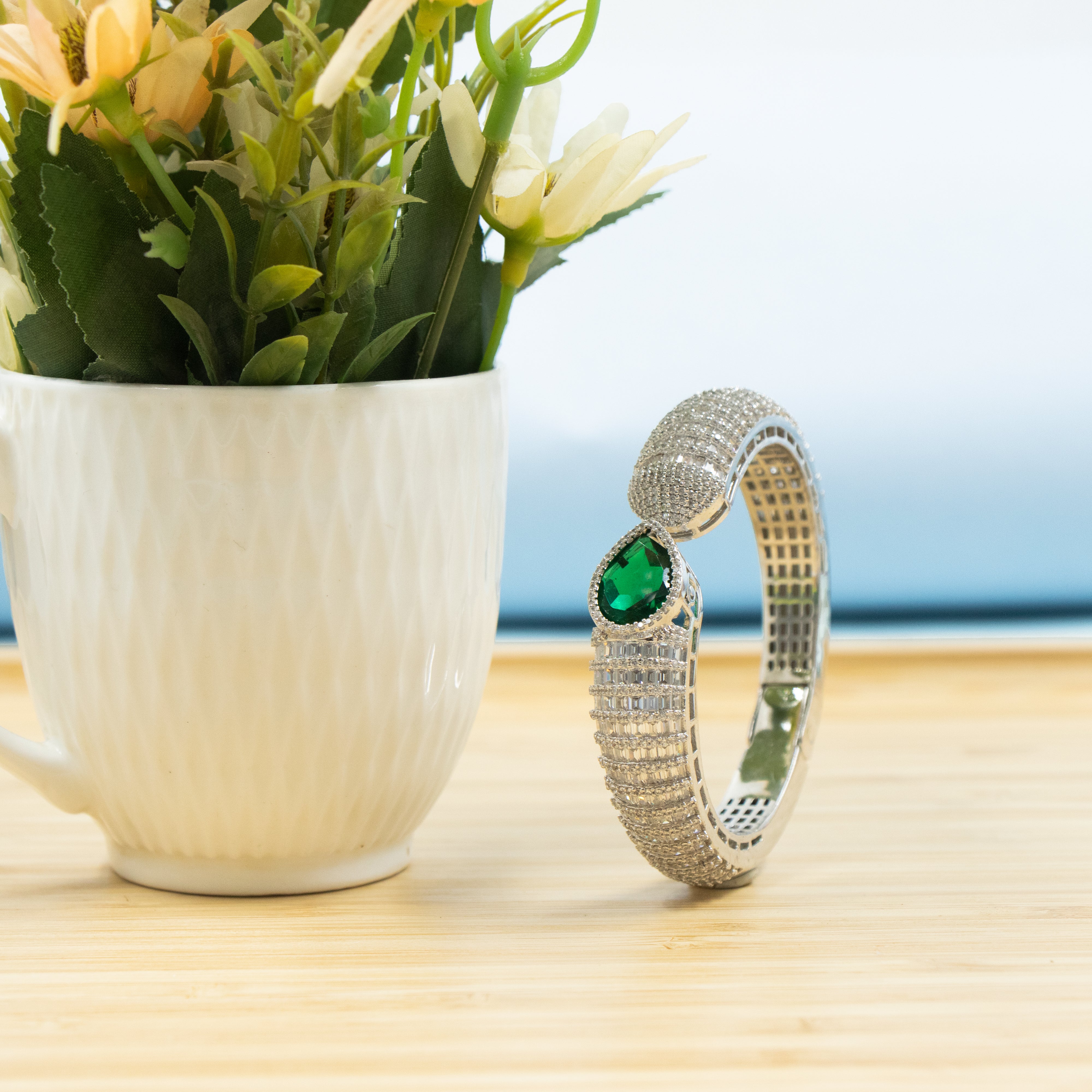 Nipura Silver Mohika Bangle