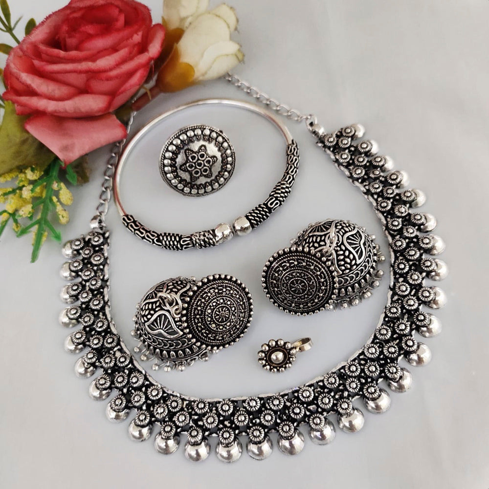 Vaamika Oxidized Plated Jewellery Combo