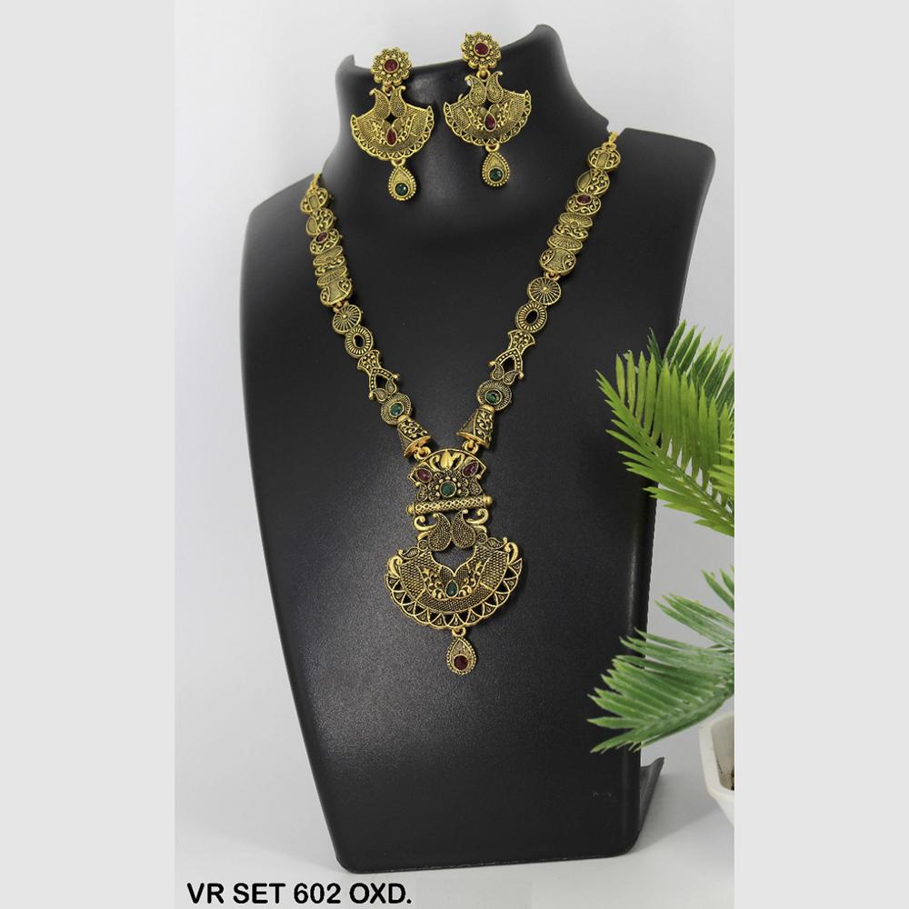 Mahavir Forming Gold Necklace Set - VR SET 602 OXD