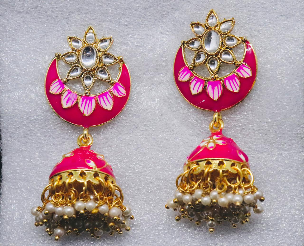 Midas Touch Gold Plated Jhumki Earrings - Z0134