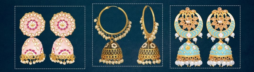 Meenakari Earrings