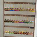 Pusti Art & Craft Multi Color Meenakari Gold Plated Jhumki Earrings (Assorted Color)