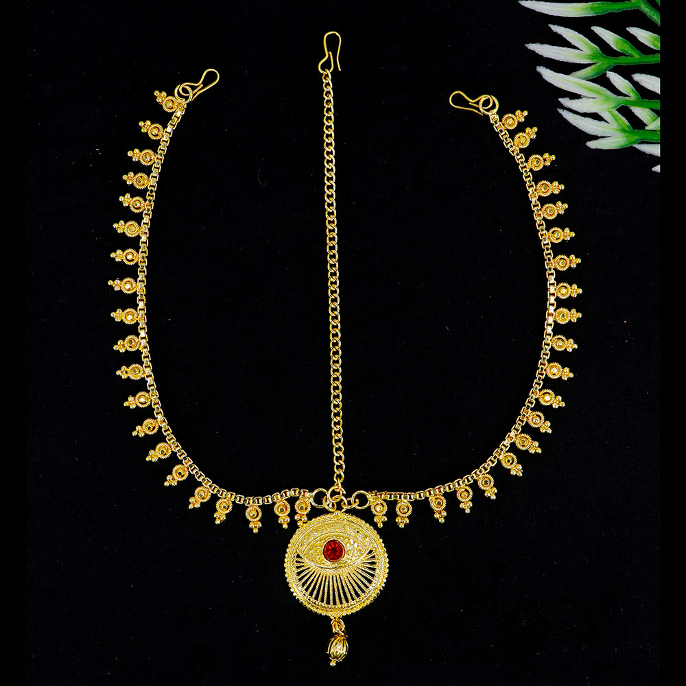 Mahavir Gold Plated Damini Maangtikka