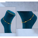 Mahavir Dye Gold Plated Traditional Payal \ Anklet  (Pack of 12)