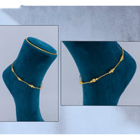 Mahavir Dye Gold Plated Traditional Payal \ Anklet  (Pack of 12)