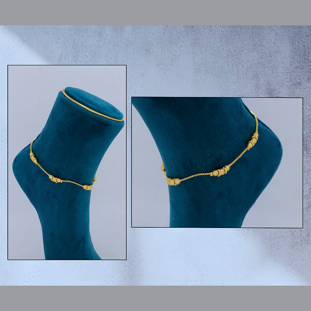 Mahavir Dye Gold Traditional Payal \Anklet