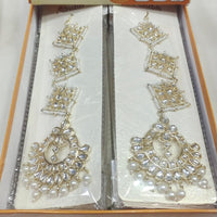 Tip Top Jewellers Gold Plated Kundan Stone Mangtikka