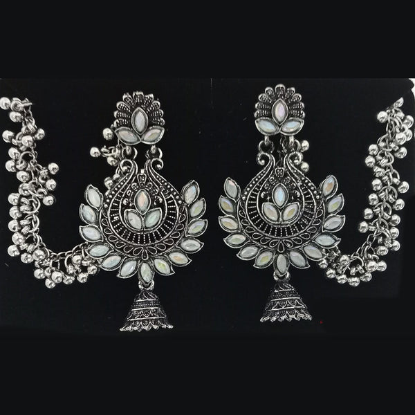 Tip Top Jewellers Oxidised Plated Kanchain Dangler Earrings