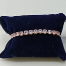 Tip Top Jewellers Rose Gold Plated Crystal Stone Bracelet