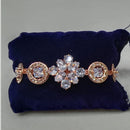 Tip Top Jewellers Rose Gold Plated Crystal Stone Bracelet