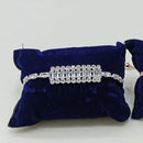 Tip Top Jewellers Silver Plated Crystal Stone Bracelet