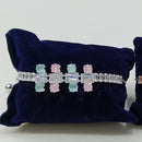 Tip Top Jewellers Silver Plated Crystal Stone Bracelet