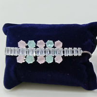 Tip Top Jewellers Silver Plated Crystal Stone Bracelet