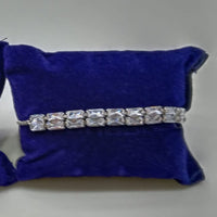 Tip Top Jewellers Silver Plated Crystal Stone Bracelet