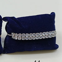 Tip Top Jewellers Silver Plated Crystal Stone Bracelet