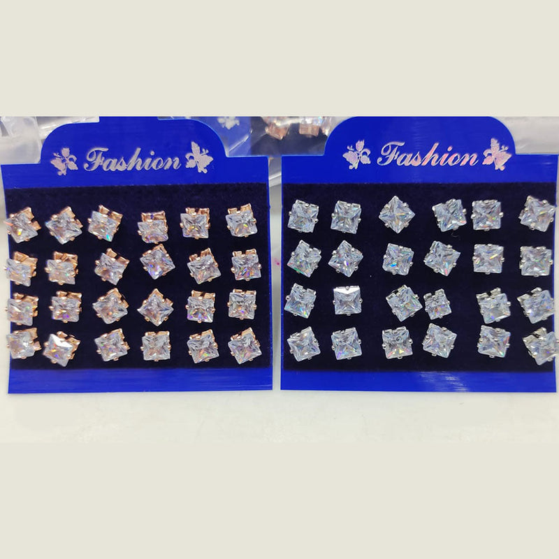 Tip Top Jewellers Crystal Stone Stud Earrings