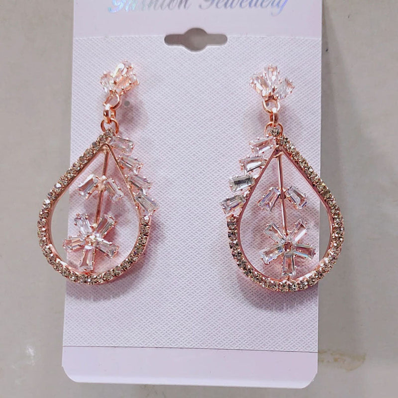 Tip Top Jewellers Crystal And Austrian Stone Dangler Earrings