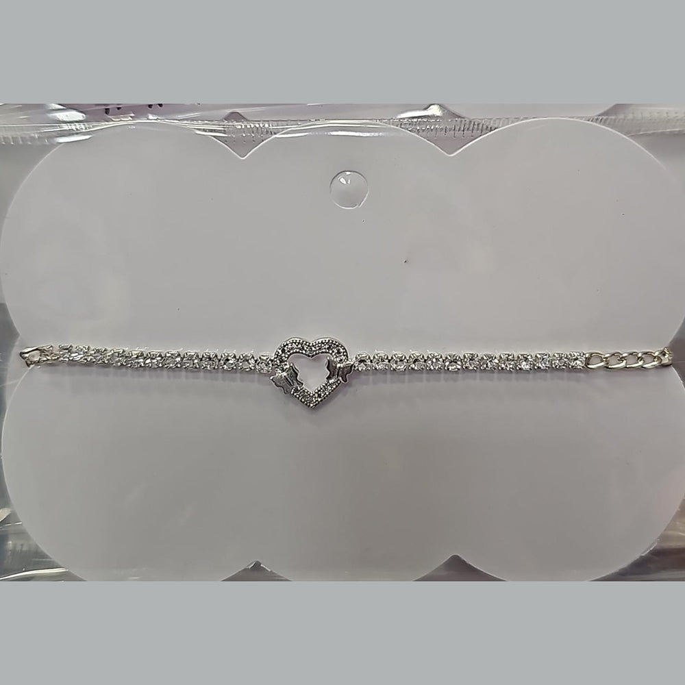 Tip Top Jewellers Silver Plated Austrian Stone Bracelet