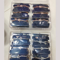 Tip Top Jewellers Fancy Austrian Stone Designer Bracelet   (Pack of 12)