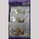 Tip Top Jewellers Stunning Kundan Stone And Pearl Jhumki Earrings (Pack of 12)