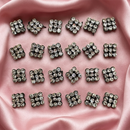 Urthn Austrian Stone Pack of 3 Stud Earrings Set for Women