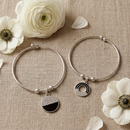 Urthn Silver Plated Elegant Austrian Stone Openable Bracelet For Women & Girls